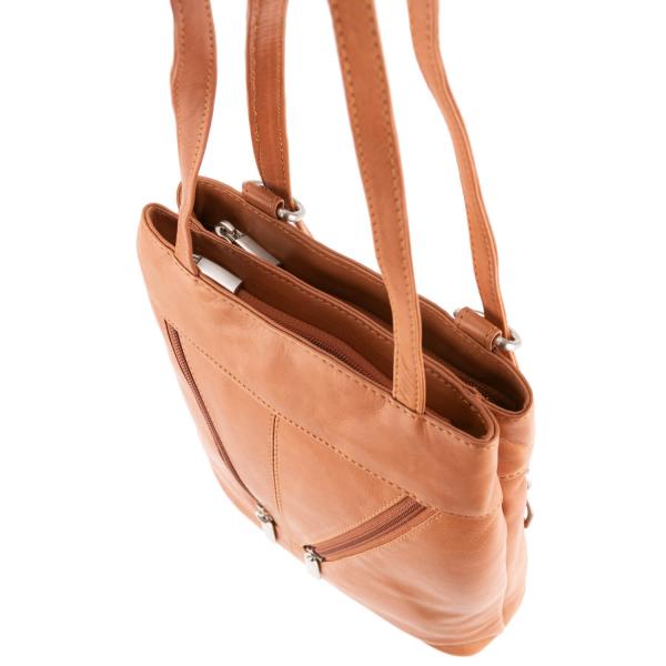 ALPENLEDER | Damen-Handtasche  MACHU PICCHU (naturbraun) 4717-n